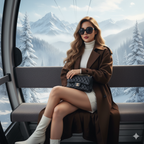 Winter Elegance: Siguniangshan Cable Car Chic