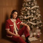 The Vintage Red Tweed AI Prompt Duo (Male & Female Versions)