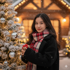 The "Warm Christmas Embrace" AI Portrait Prompt (Cozy & Cinematic)