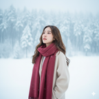 The "Winter Solitude" AI Portrait Prompt (Serene & Emotional)