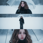 The Winter Sadness Triptych - 3-Panel AI Story Prompt