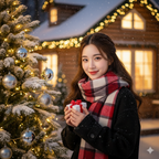 The "Warm Christmas Embrace" AI Portrait Prompt (Cozy & Cinematic)